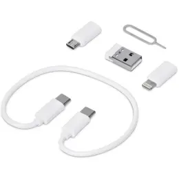 Altitude Orbit Wireless Charger & Multi-Function Cable Kit Contents